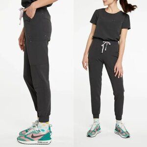 DOLAN Scrub Pants Womens Medium Gray Hope Jogger Pockets Drawstring Medical